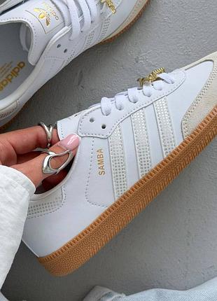 Adidas samba og white/silver 2