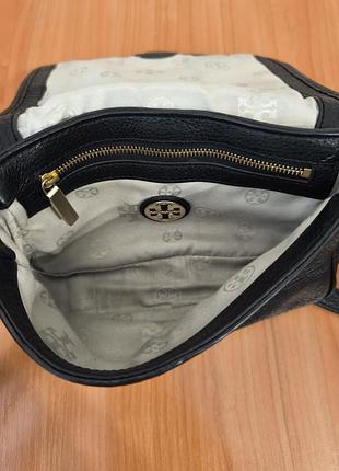 Tory burch кожаная сумка кросс-боди 8