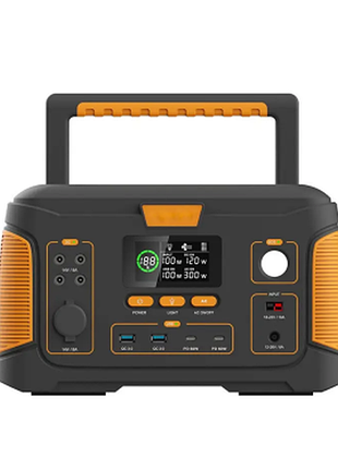 Портативна електоростанція wx1438, 650w (171 000 маг), usb, type-c, dc, 2 розетки, ліхтар