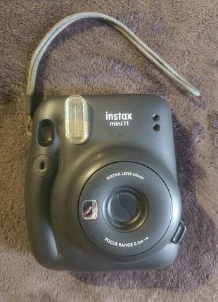 Фотоаппарат моментальной печати fujifilm instax mini 11 charcoal gray