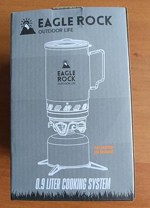 Eagle rock 0.9l походный кемпинговая газовая горелка
