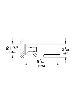 Держатель для аксессуаров grohe essentials authentic (40652001) 2