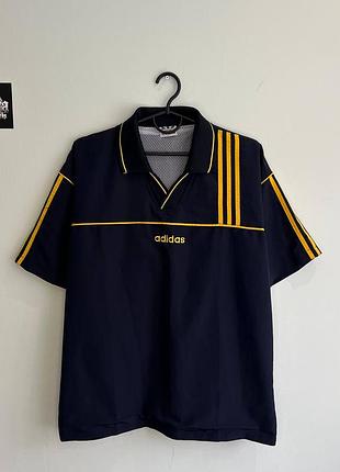 Винтажная футболка поло adidas equipment / спортивное джерси