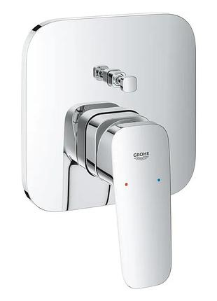 Однорычажный смеситель с переключателем на 2 положения grohe cubeo (1017780000)