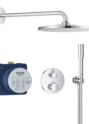 Система с термостатом скрытого монтажа с rainshower mono 310 grohe grohtherm душевая (34869000)