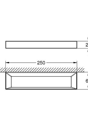 Кольцо для полотенца grohe selection cube (40766000) 3