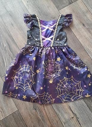 Платье, платье на хелловин, halloween хеллоуин, отмочка ведьма на 9-10 роке и на 7-8 лет