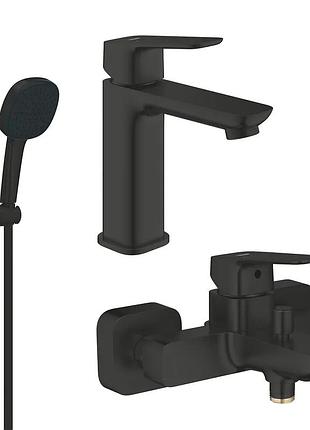 Набор смесителей для ванны grohe cubeo (ua125246m243)