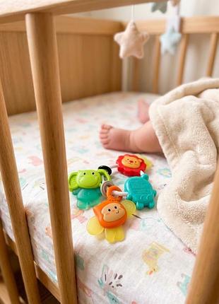 Детский прорезыватель грызунок infantino blue box (оригинал)