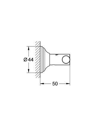 Гачок для халата grohe essentials authentic (40656001) 2