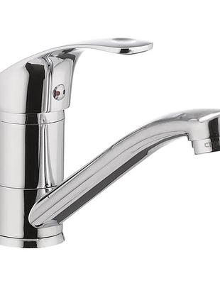 Смеситель для умывальника cron riva 555-15cm nut (цвет хром) (cr0059)