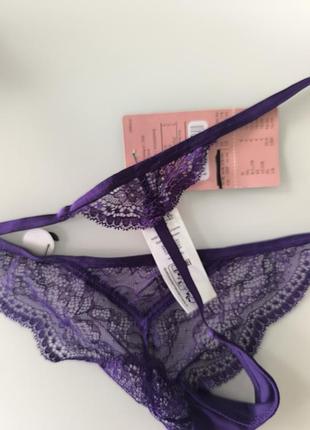 Мереживні стрінги l, violet indigo 2
