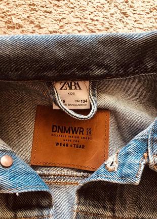 Куртка ддинсовая zara, 9, 134 2
