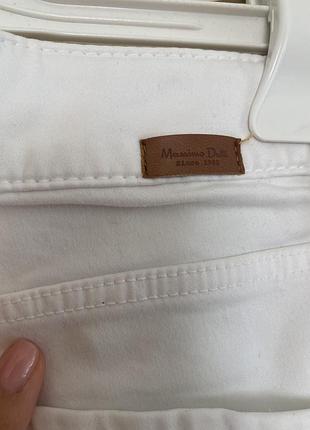 Білі джинси massimo dutti 3