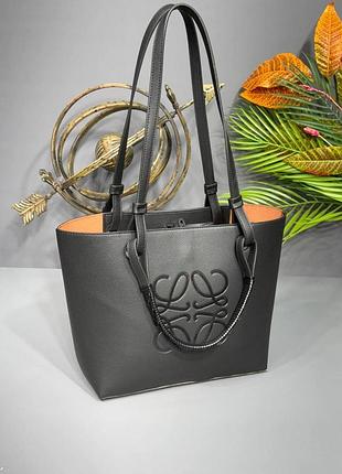 Жіноча сумка loewe anogram tote bag люкс