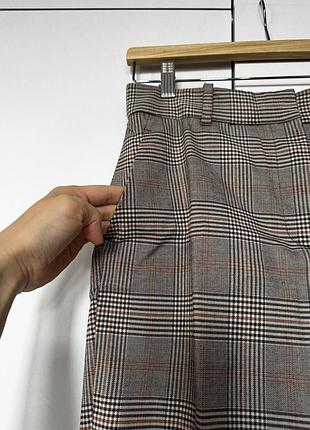 Шнани брюки h&m в клітинку 2