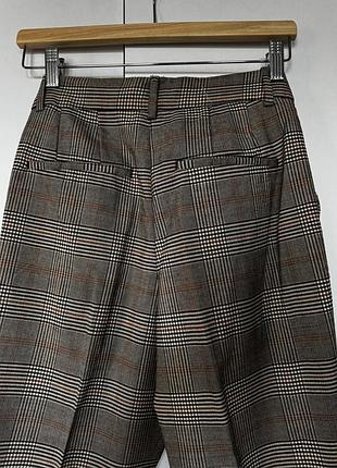 Шнани брюки h&m в клітинку 3