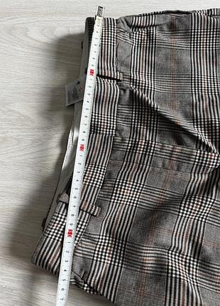 Шнани брюки h&m в клітинку 6