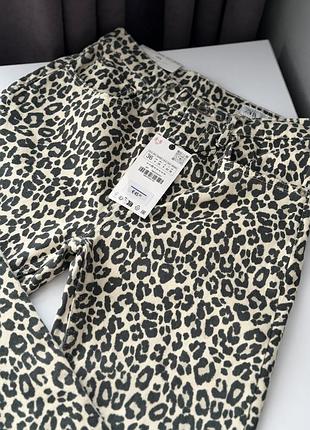 Джинси леопардові zara s