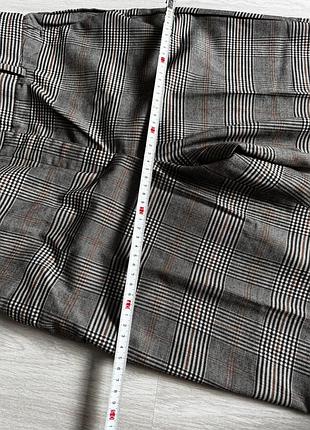 Шнани брюки h&m в клітинку 7