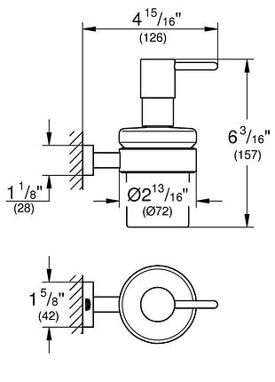 Набор аксессуаров 3в1 grohe essentials cube (bf40511ec) 4