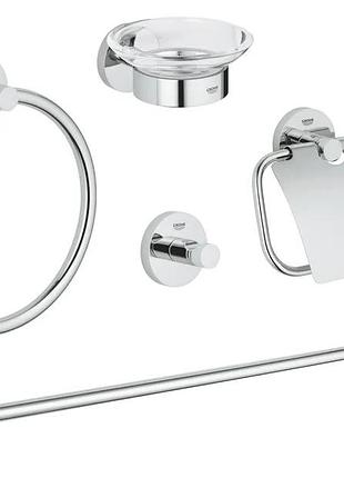 Набор аксессуаров 5 в 1 grohe essentials new (40344001)