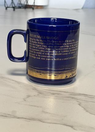 Колекційна сувенірна чашка hornsea pottery «the humber bridge» (1981 рік)
