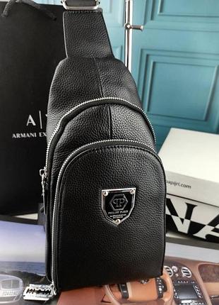 Слінг чоловіча сумка philipp plein