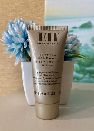 🇬🇧 люкс англія маска для обличчя emma hardie moringa renewal treatment mask відновлююча для сяйва від зморшок та від пігментації