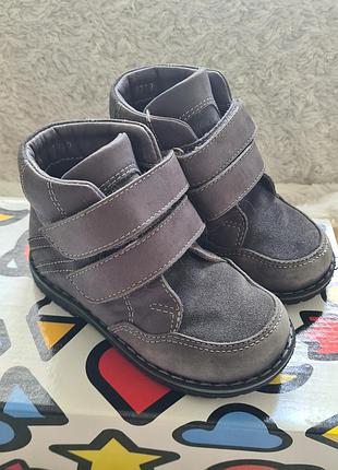 Черевики дитячі, шкіряні, miracle me, 24 р.