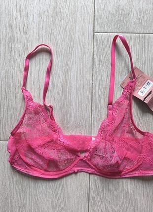 Бюст кружевной,цвет fandango pink 75 c,75 b