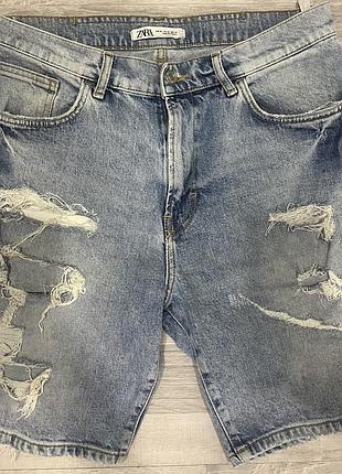 Джинсовые шорты zara