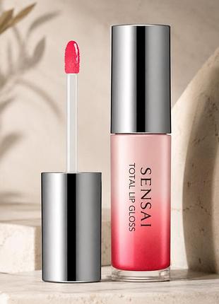 Оригинальный блеск для губ бальзам shine one coral 03 sensai lip total gloss 03