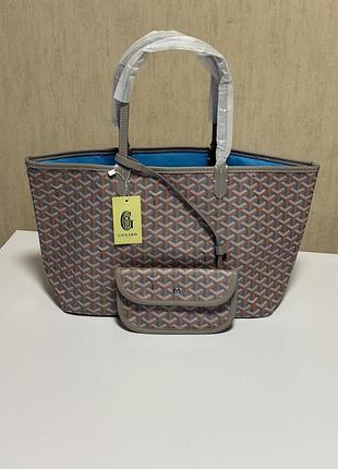 Сумка шопер гоярд м goyard в наявності кольори