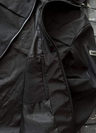 Мужская куртка ветровка lacoste black 7