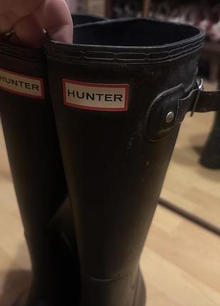 Високі чоботи hunter 🖤 2