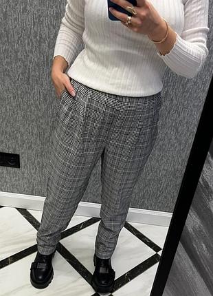 Жіночі штани брюки zara в клітинку