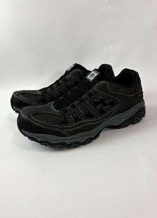Чоловічі робочі шкіряні кросівки skechers cankton ebbitt 48 розмір