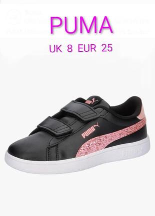 Стильные кроссовки бренда puma логотип декорирован блестками u9 8 eur 25