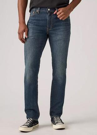 511™ slim linen+ denim men's jeans джинси чоловічі
