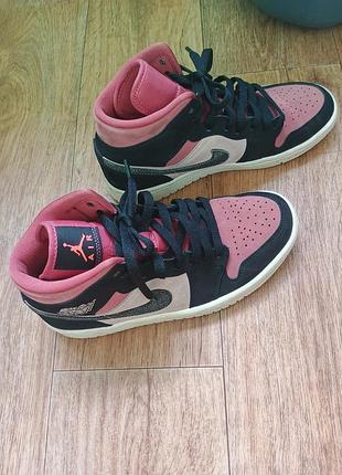 Кроссовки женские nike air jordan 1 mid 38-39р кеды