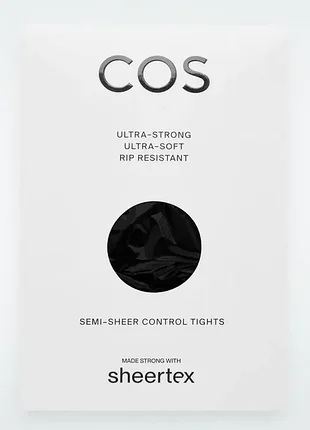 Колготи cos sheertex semi-sheer control tights