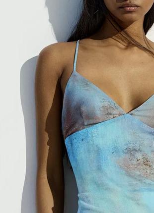 Плаття bershka голубе xs