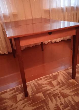 Стіл кухонний натуральне дерево 3