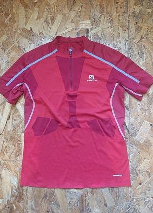 Оригинальная спортивная футболка salomon advanced skin active dry