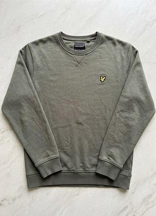 Світшот lyle & scott olive khaki (оригінал) — розмір l