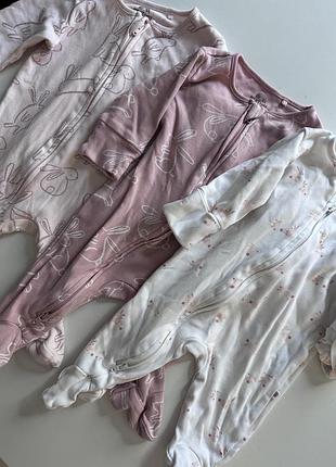 Сет речей для дівчинки 56, 8 шт: next, zara, h&m