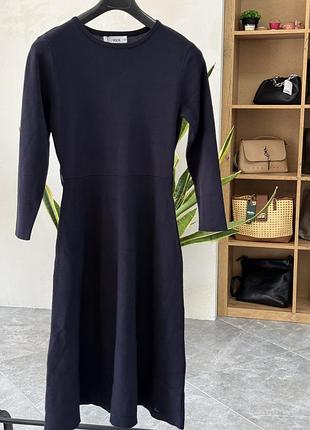 Платье темно-синего цвета st.frock, а- силуэта