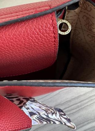 Сумка guess червона 7