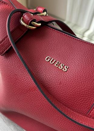 Сумка guess червона 4